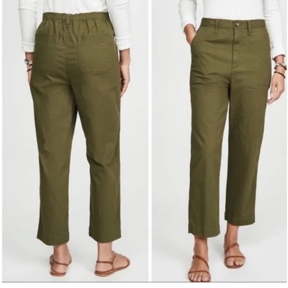 Madewell Camp Pants Utility elastic Waist AJ486